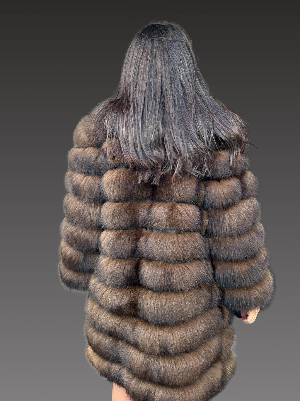 Transformer Women Fox Fur Jacket Short