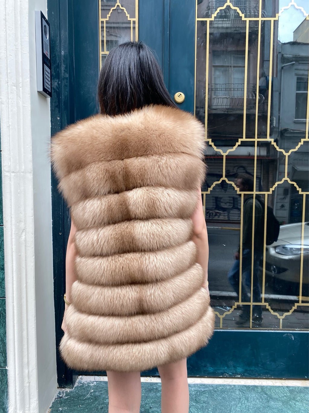 Transformer Women Fox Fur Jacket Short