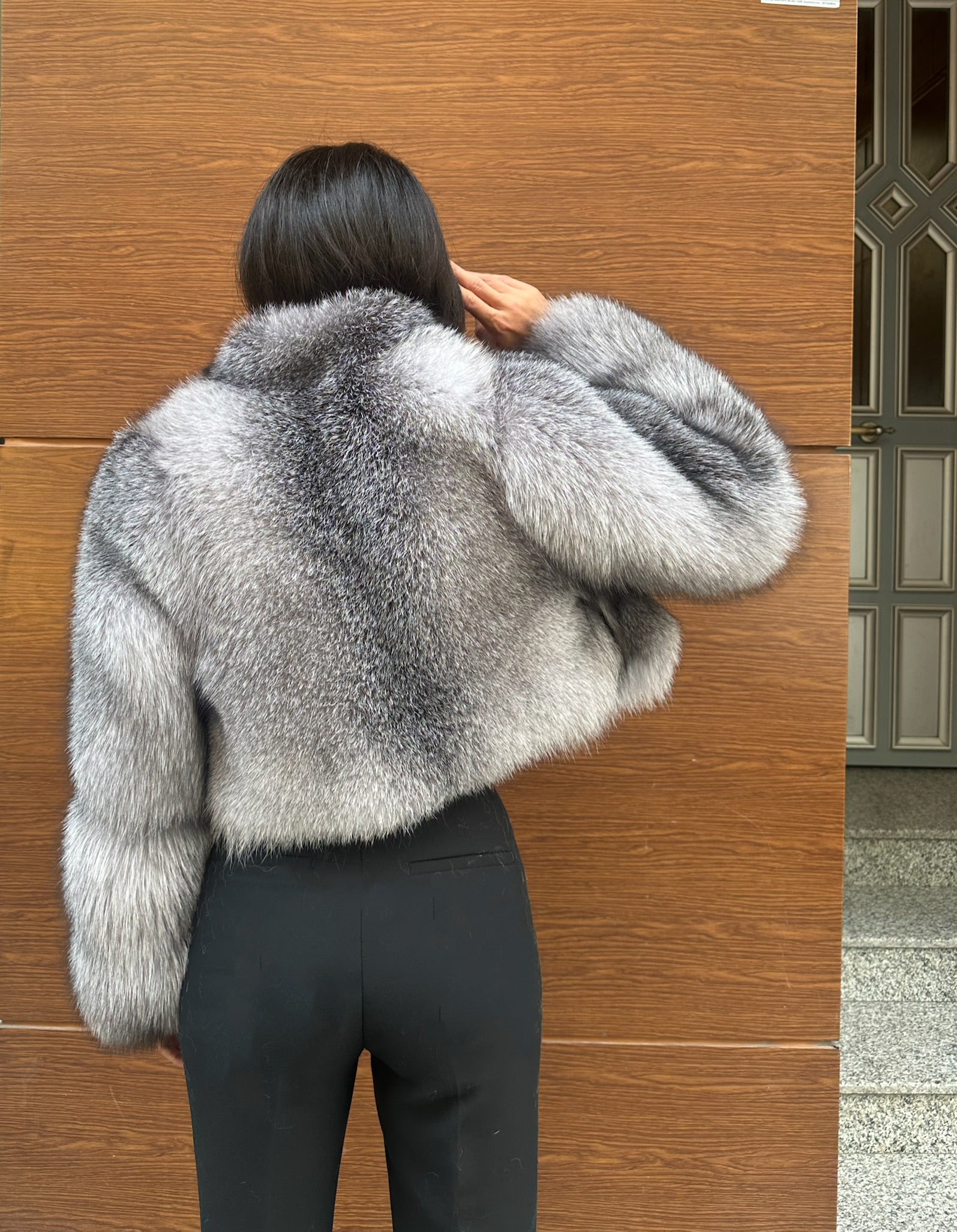Best Quality Frost Fox Fur Jacket