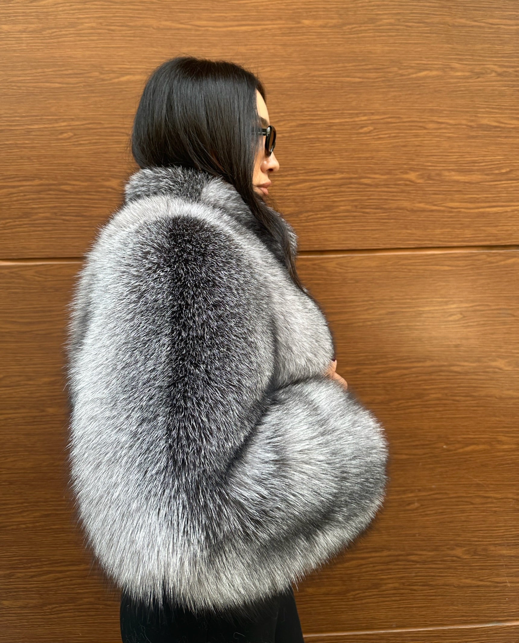 Best Quality Frost Fox Fur Jacket