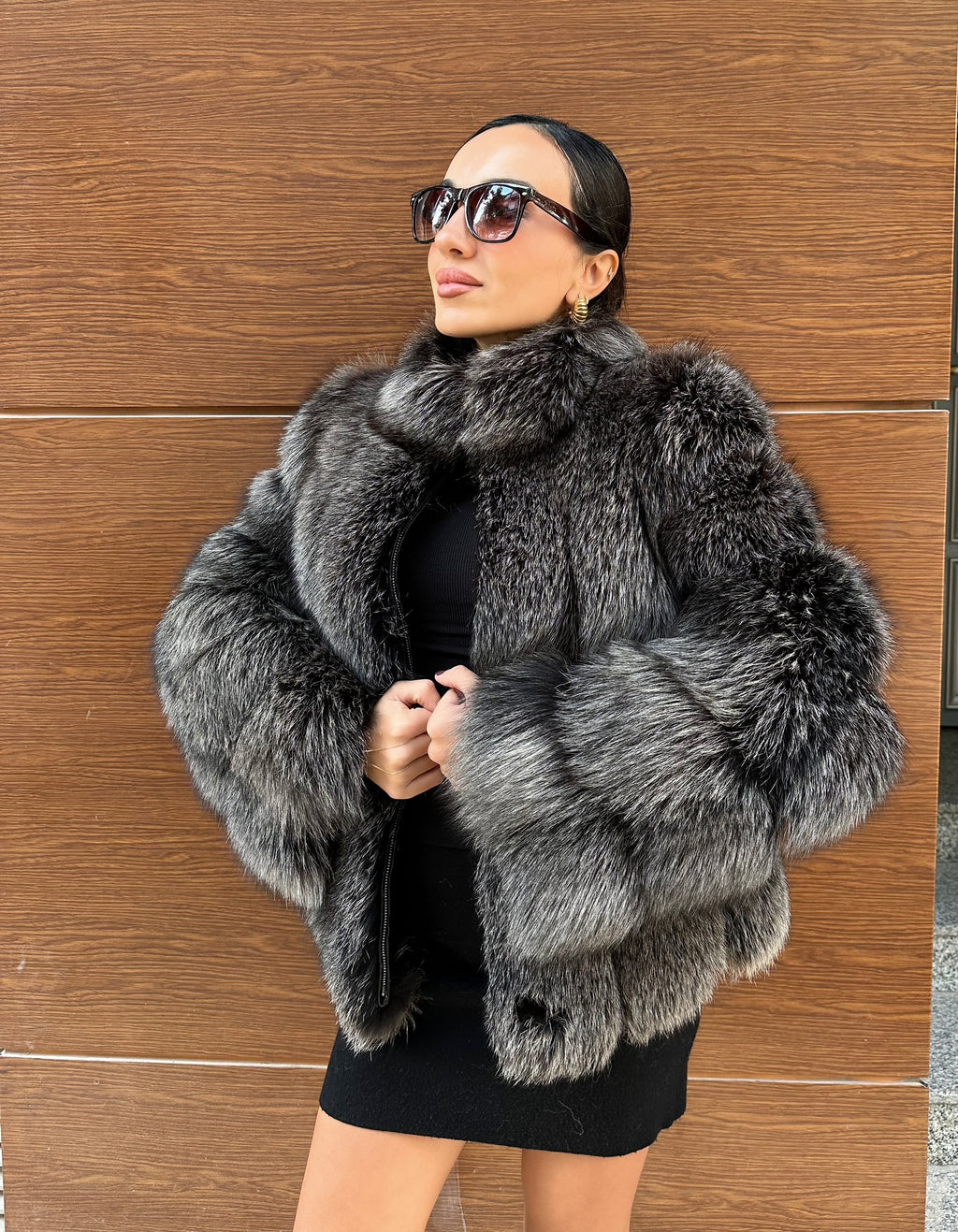 Best Quality Frost Fox Fur Jacket