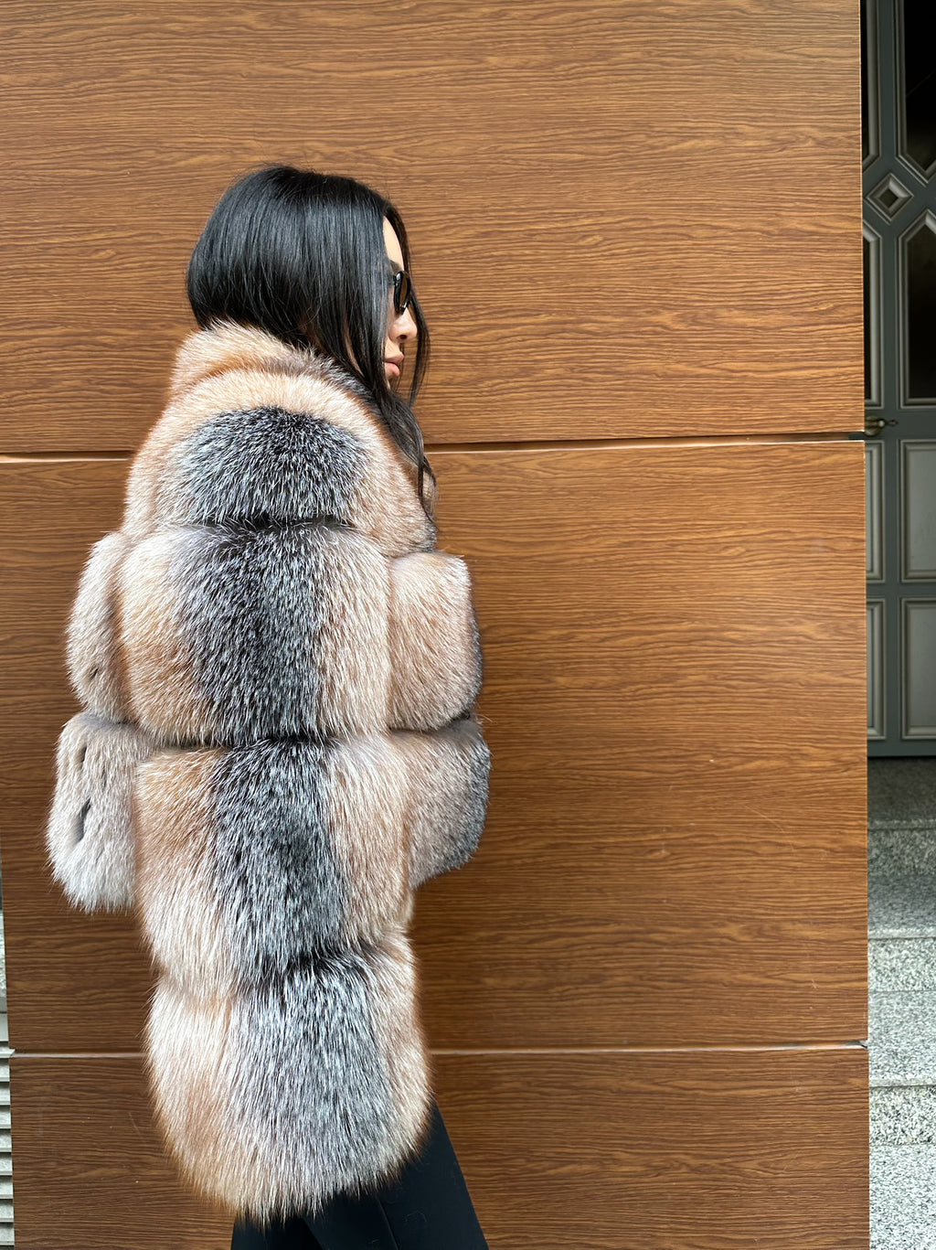 Premium Quality Frost Natural Fox Fur Jacket