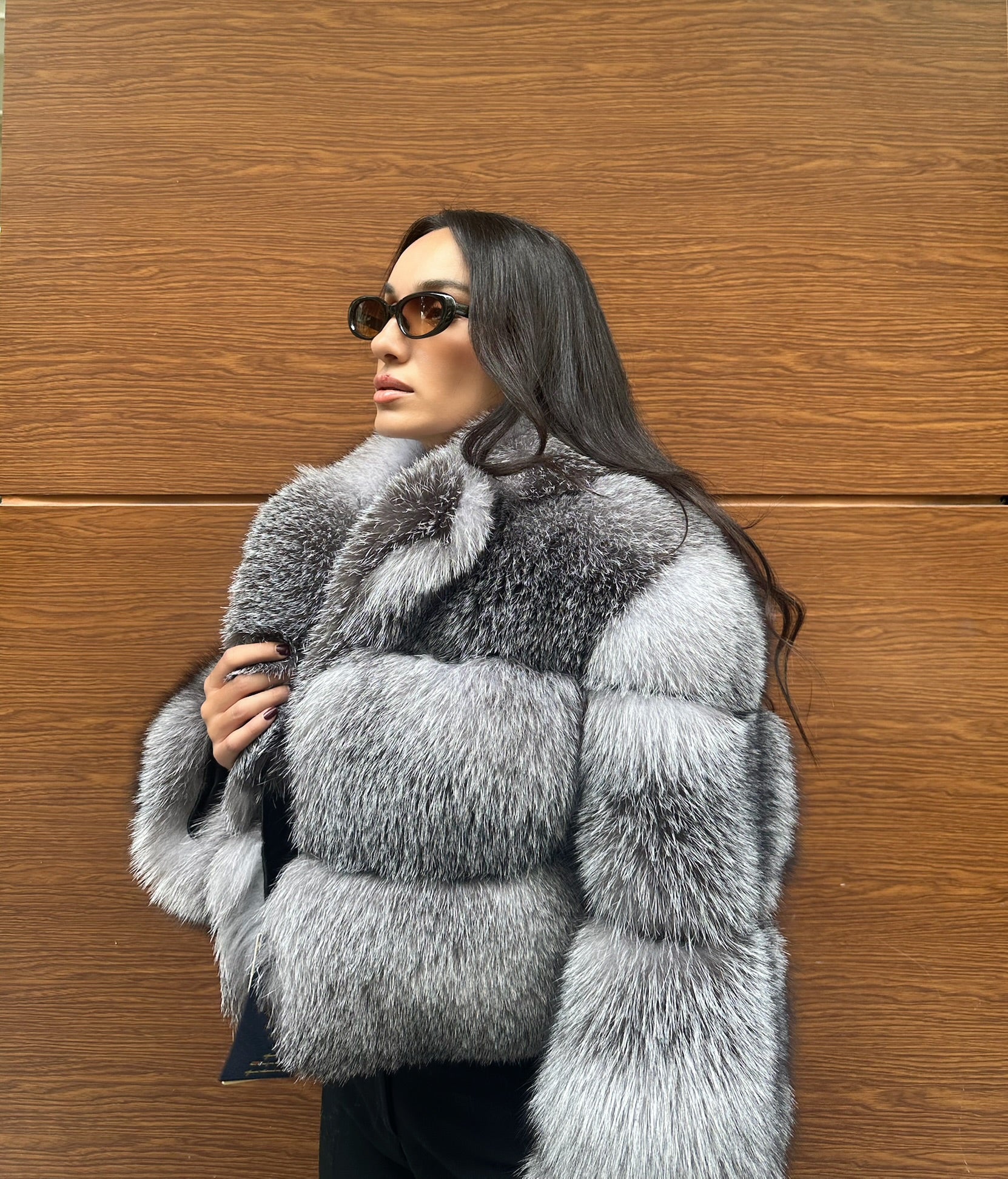 Best Quality Frost Fox Fur Jacket