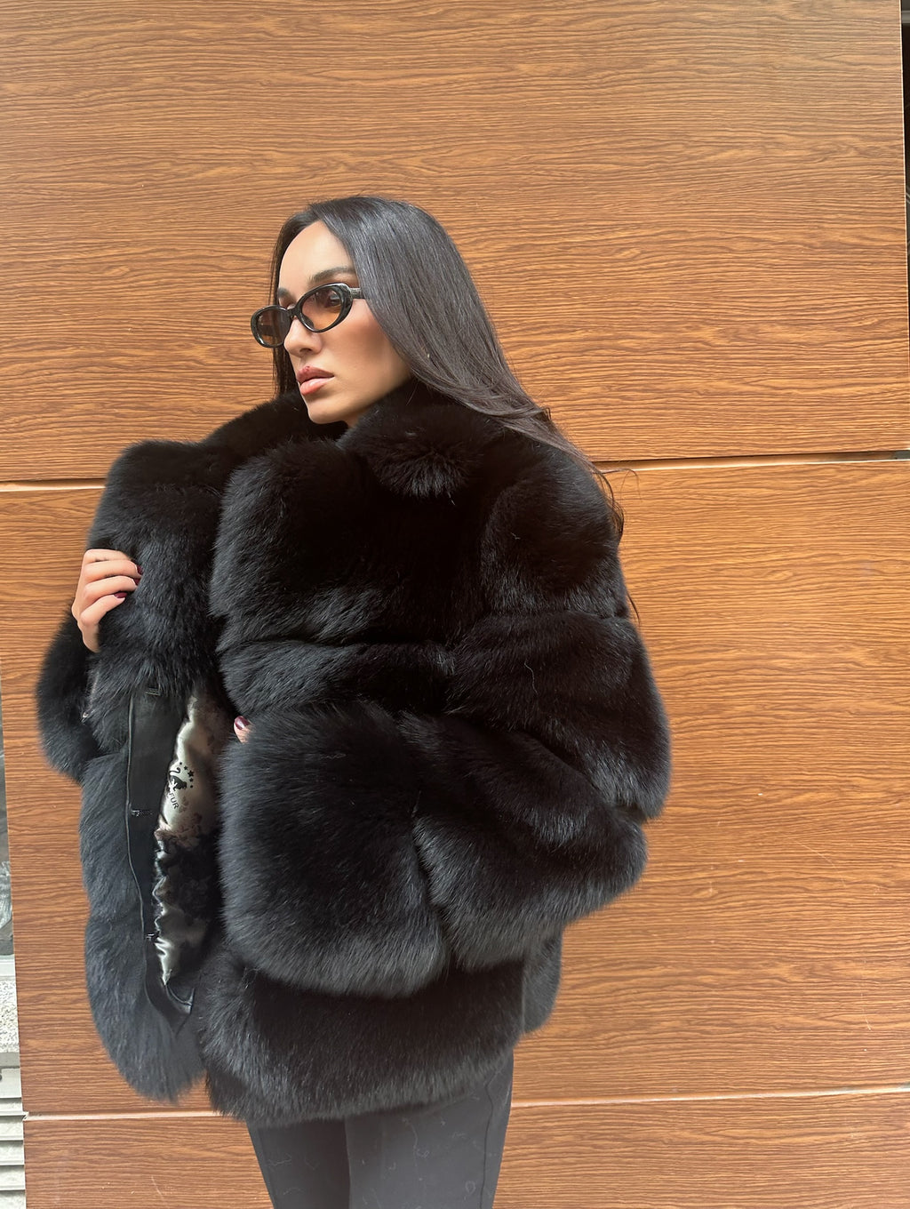 Best Quality Frost Fox Fur Jacket
