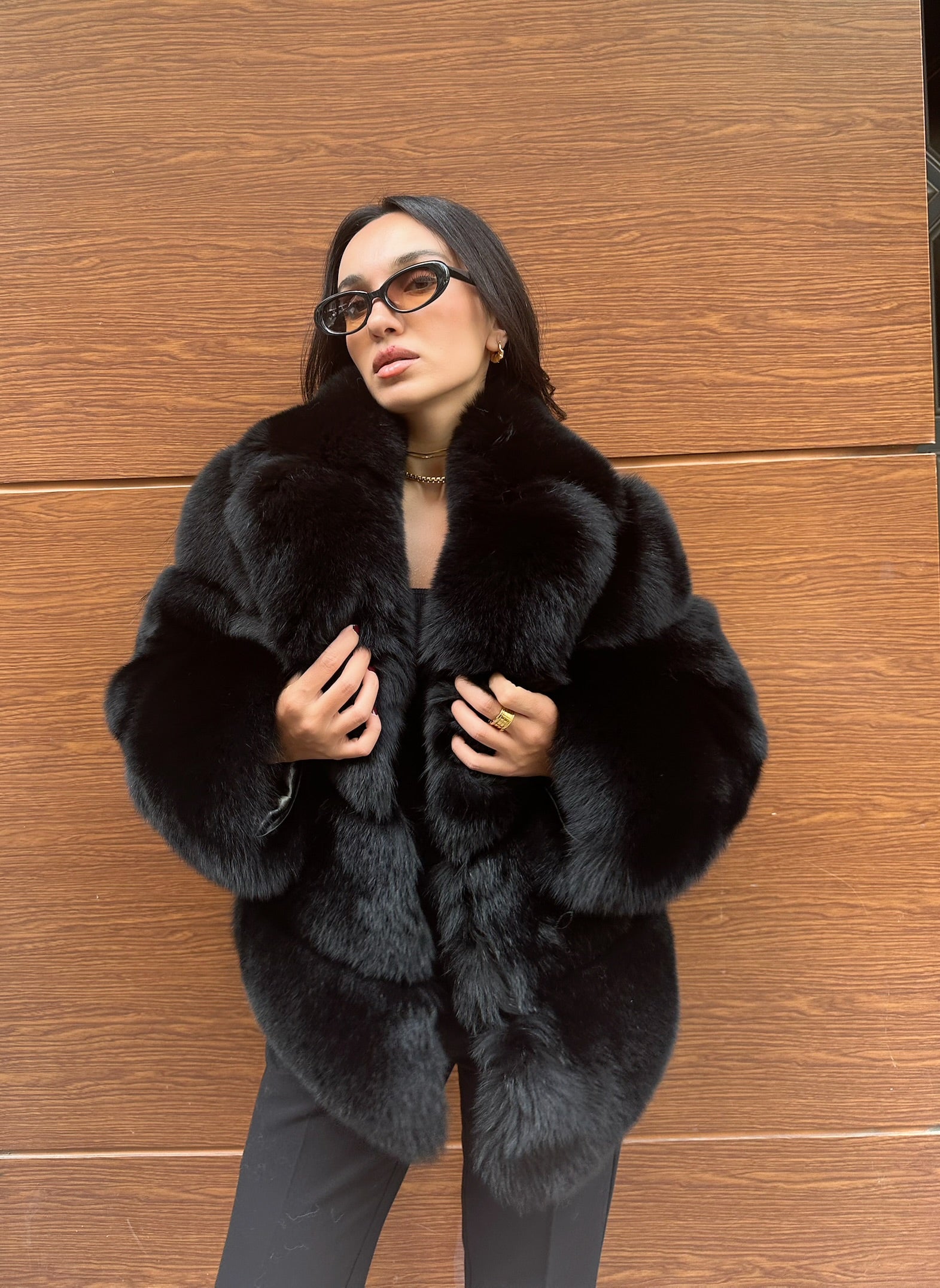 Best Quality Frost Fox Fur Jacket
