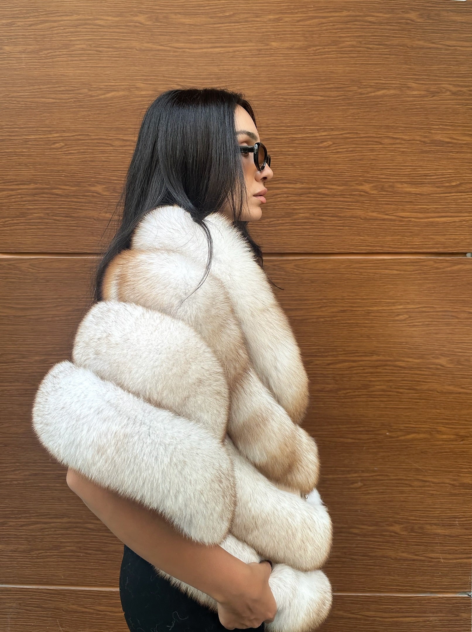 Premium Quality Fox Fur Shawl