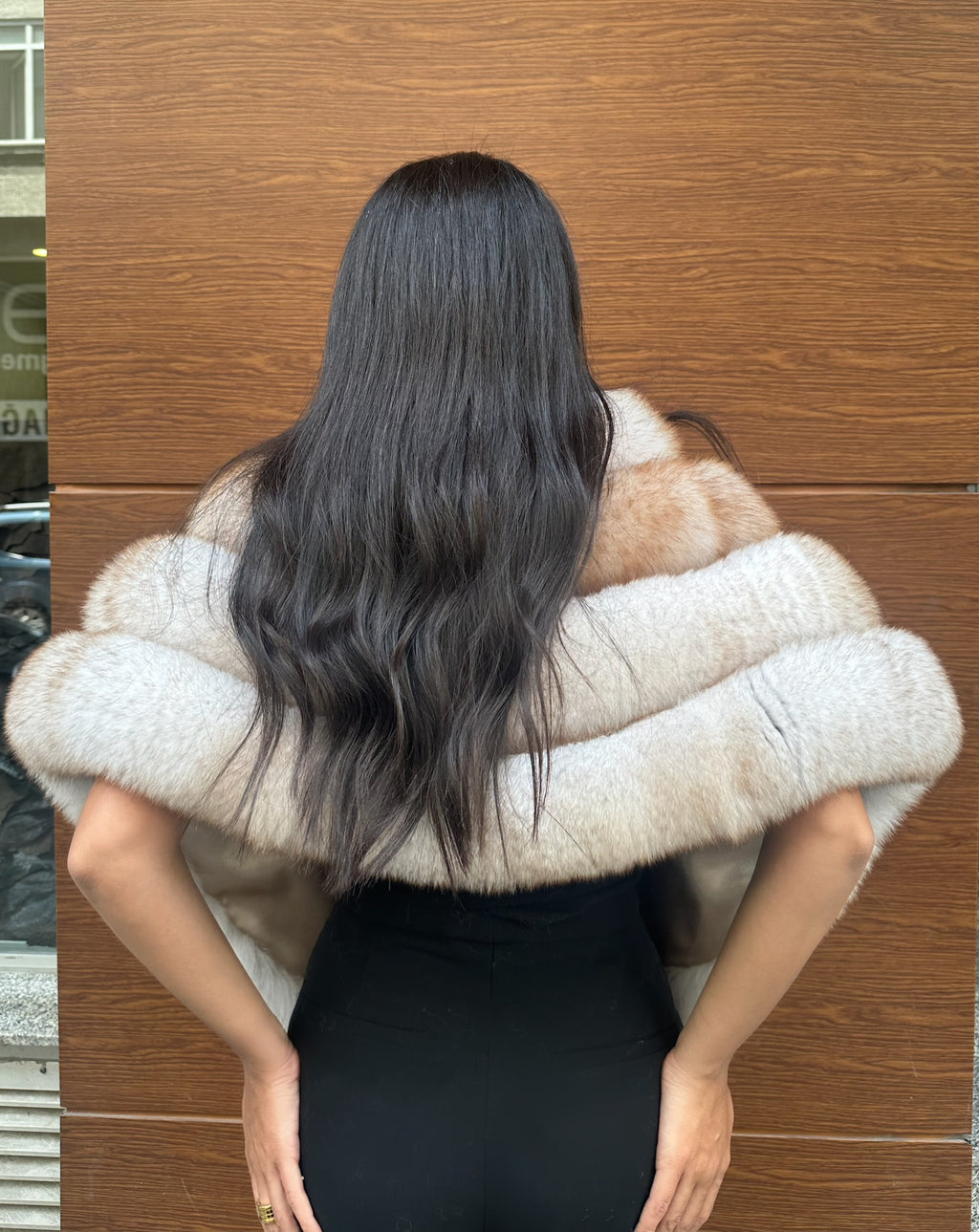Premium Quality Fox Fur Shawl