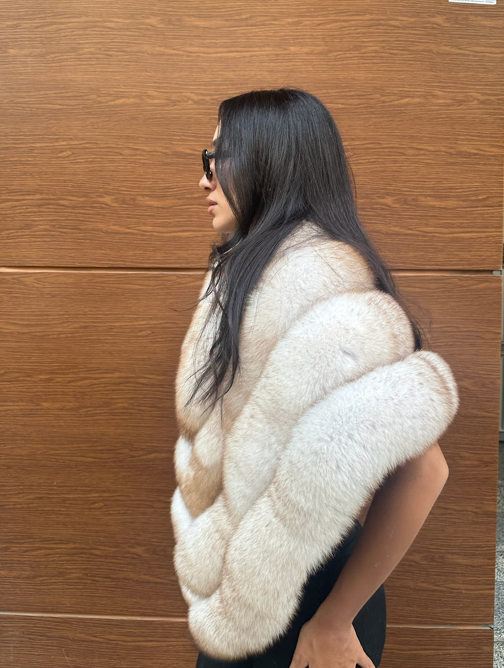 Premium Quality Fox Fur Shawl