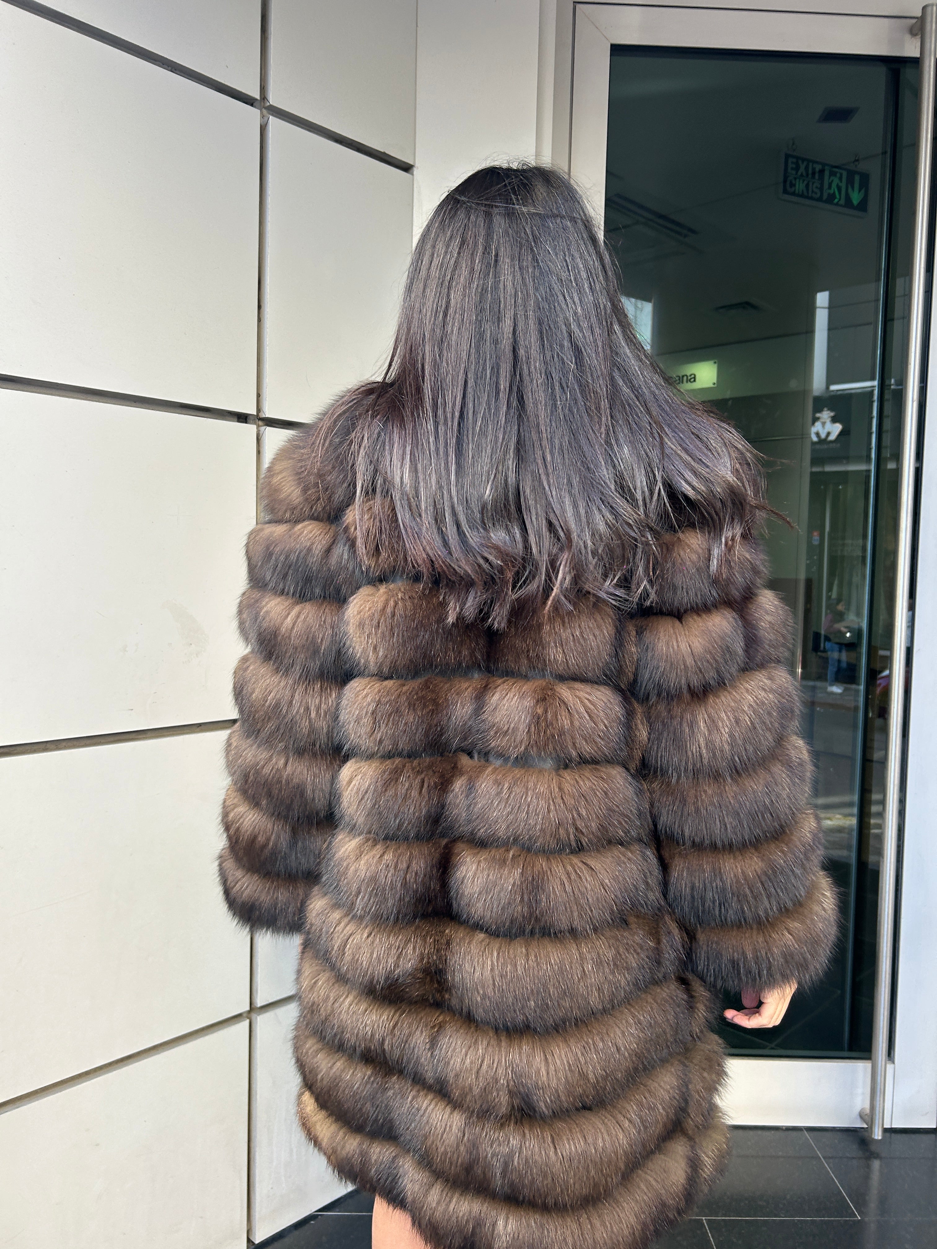 Transformer Damen Fuchsfelljacke kurz